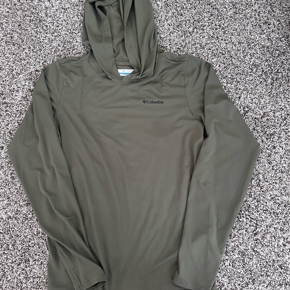 Columbia Men's Green Hooded Jacket